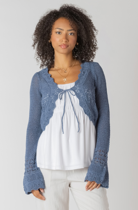 The Sunday Stroll Cardi - Indigo