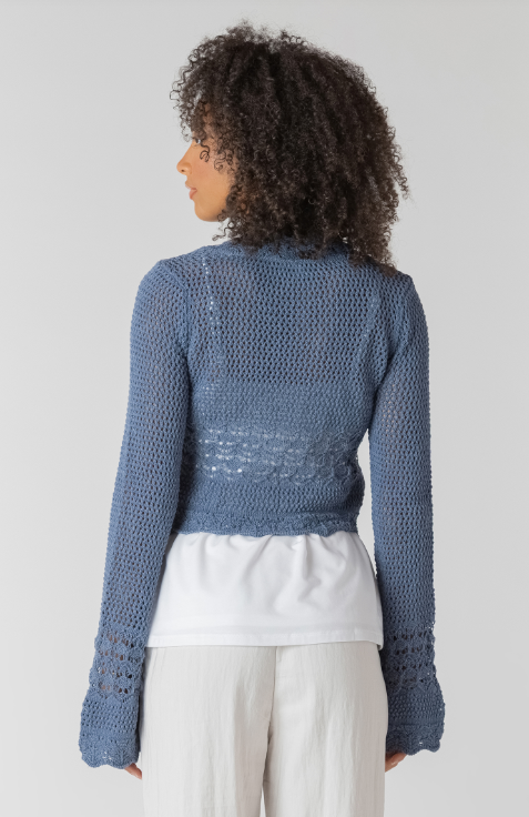 The Sunday Stroll Cardi - Indigo