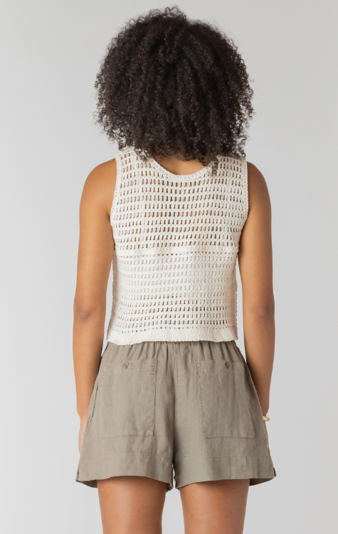 Petal Drift Crochet Vest