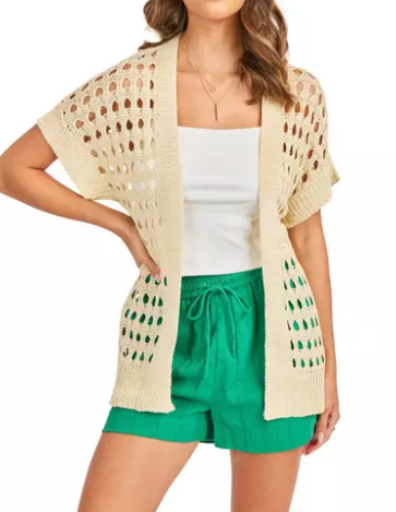 The Flutter Open Knit Cardigan