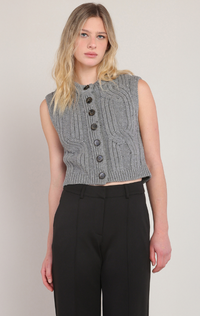 Alaric Cable Knit Vest