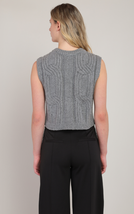 Alaric Cable Knit Vest