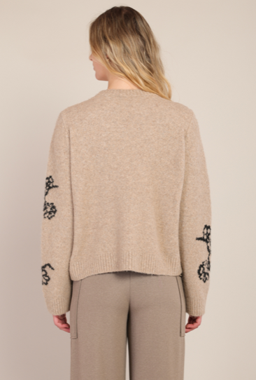 Leilani Flower Sweater