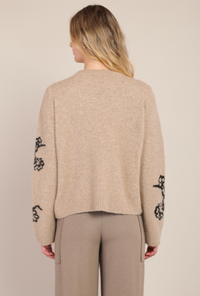 Leilani Flower Sweater