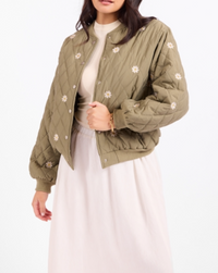 Wish Quilted Embroidered Jacket