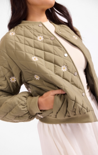 Wish Quilted Embroidered Jacket