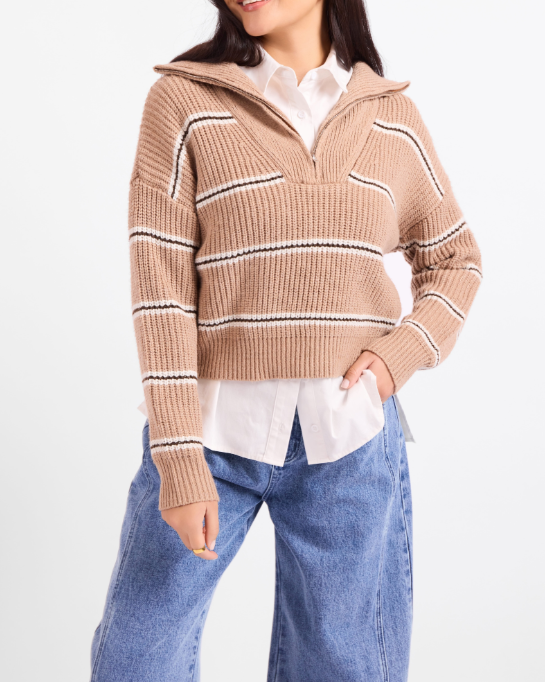 Warm Chai Quarter Zip