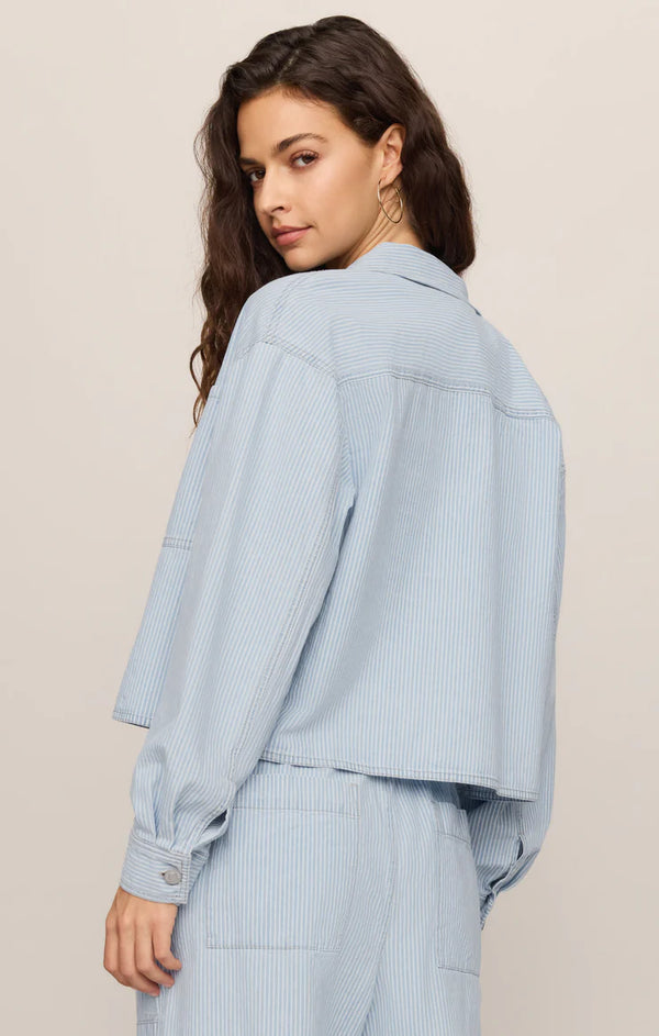 The Erin Railroad Jacket - Silver Lake