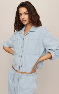 The Erin Railroad Jacket - Silver Lake