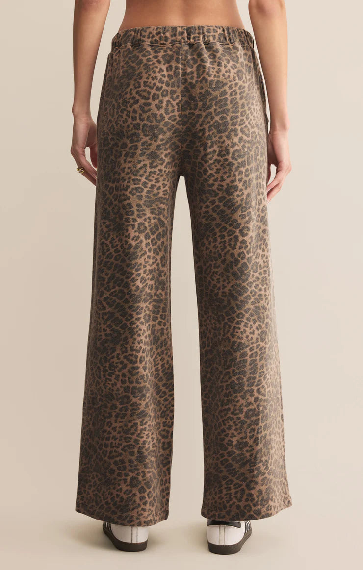 Hunter Knit Pants - Desert Leopard