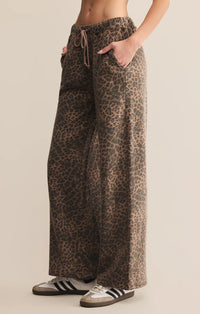 Hunter Knit Pants - Desert Leopard