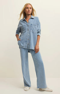 Hunter Knit Pant - Ocean Air Indigo