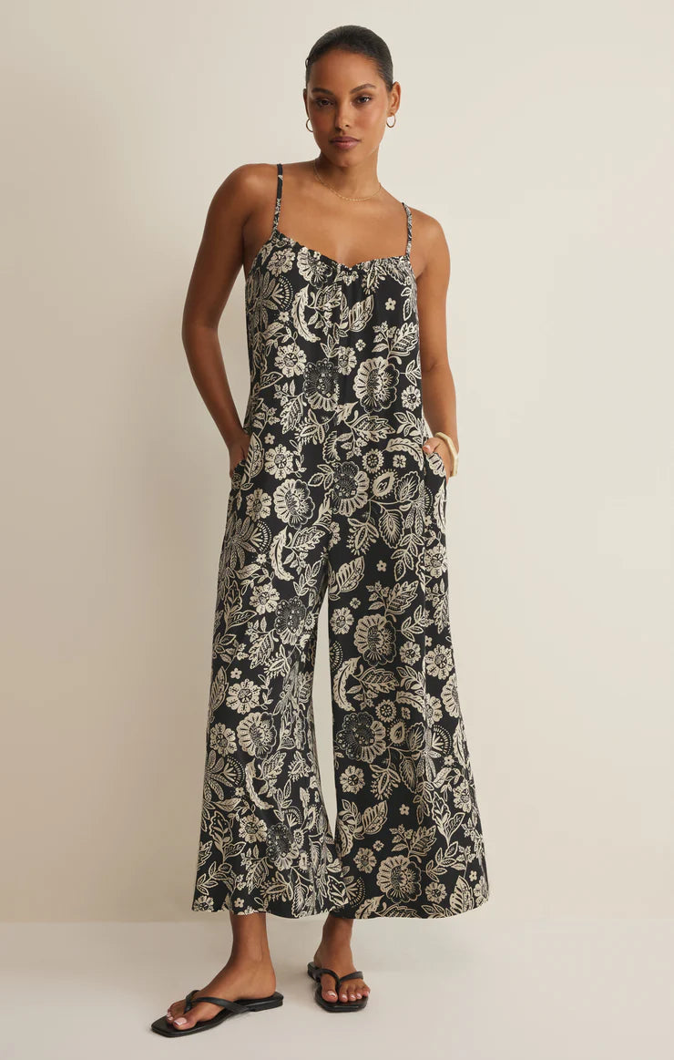 The Day Off Luz Floral Jumpsuit