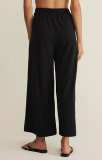 The Scout Textured Slub Pant - Black