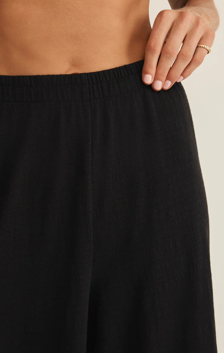 The Scout Textured Slub Pant - Black