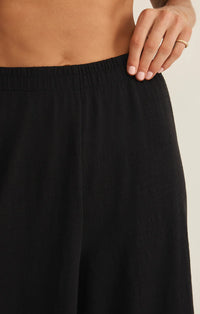 The Scout Textured Slub Pant - Black