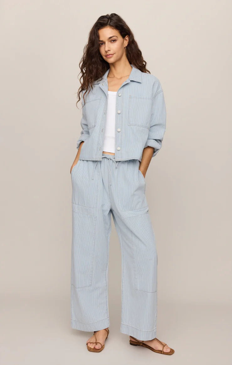 The Erin Railroad Jacket - Silver Lake