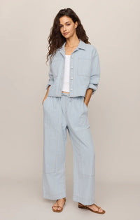 The Erin Railroad Jacket - Silver Lake