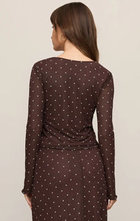 Amara Polka Dot Top