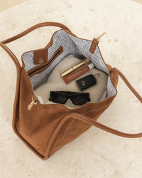Sutton Suede Shoulder Bag