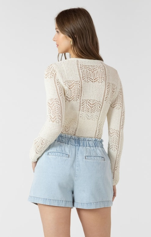 The Lara Pointelle Cardi
