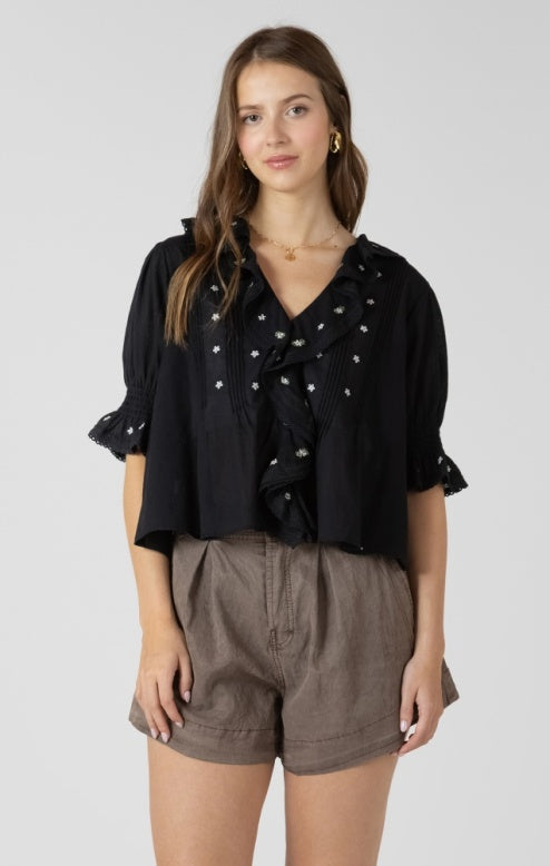 The Harper Embroidered Blouse