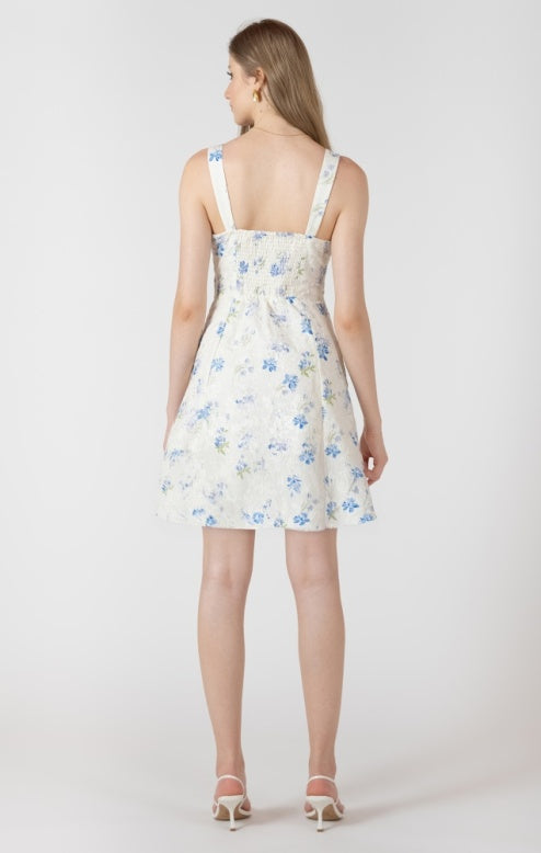 The Elsie Embroidered Mini Dress