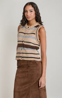 The Imogen Striped Sweater Vest
