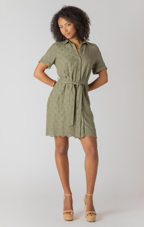 The Linnea Belted Shirt Dress