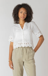 The Tessa Eyelet Blouse