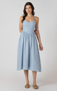 The Beverly V-Waist Dress