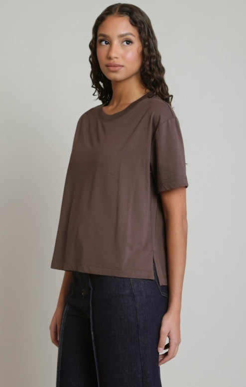 The Luca Essentials Tee - Brown