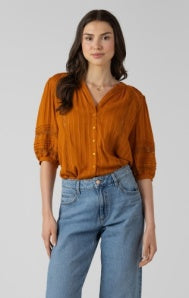 The Golden Hour Pintuck Blouse