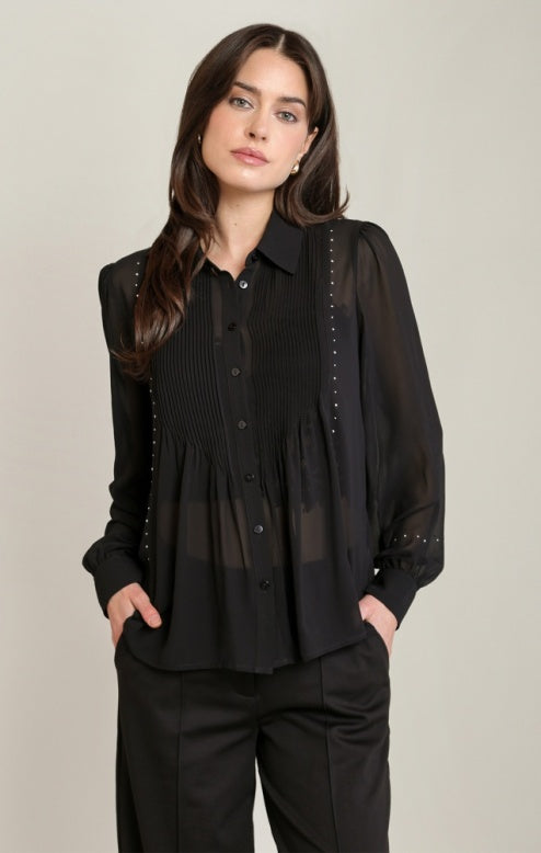 The Vanna Studs Blouse