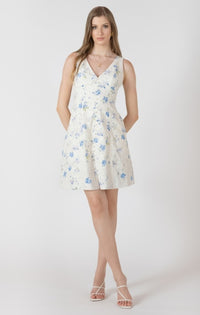 The Elsie Embroidered Mini Dress