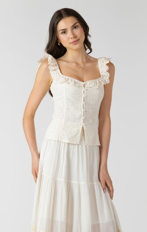 The Fable Eyelet Tank