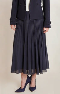 The Atlas Pleated Midi Skirt